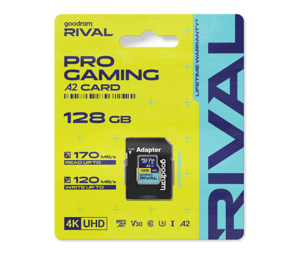 GOODRAM 128GB microSDXC RIVAL M2AA 170MB/s A2 UHS-I U3 V30 - 1536715 - zdjęcie 3
